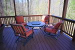 Spacious Seating Area on Covered Deck